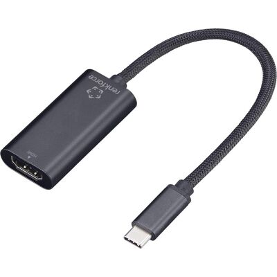 Renkforce RF-TCA-200 1+1 Port USB 3.2 Gen 1-Hub (USB 3.0) mit zusätzlichem USB-C (HDMI), Video Adapter, Schwarz Renkforce RF-TCA-200 1+1 Port USB 3.2 Gen 1-Hub (USB 3.0) mit zusätzlichem USB-C (HDMI), Video Adapter, Schwarz