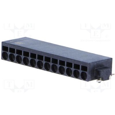 Harting Steckverbinder: Leitung-Platte Buchse weiblich PIN: 12 6A SMT, Elektronikkabel + Stecker Harting Steckverbinder: Leitung-Platte Buchse weiblich PIN: 12 6A SMT, Elektronikkabel + Stecker