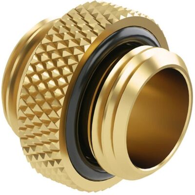 Barrow Adapter gerade G1/4 Zoll AG auf G1/4 Zoll AG, 5mm - gold, Wasserkühlung Anschluss, Gold Barrow Adapter gerade G1/4 Zoll AG auf G1/4 Zoll AG, 5mm - gold, Wasserkühlung Anschluss, Gold