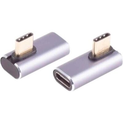 Shiverpeaks S/CONN maximum connectivity USB-C Adapter, 4.0, 90° Winkel links/rechts, VT, USB Adapter, Grau Shiverpeaks S/CONN maximum connectivity USB-C Adapter, 4.0, 90° Winkel links/rechts, VT, USB Adapter, Grau