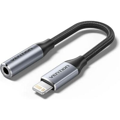 Vention ADAPTER LIGHTNING TO 3.5MM/0.1M BMBHA (Digital -> Analog, Klinkenadapter, Winkeladapter), Audio Adapter, Schwarz Vention ADAPTER LIGHTNING TO 3.5MM/0.1M BMBHA (Digital -> Analog, Klinkenadapter, Winkeladapter), Audio Adapter, Schwarz