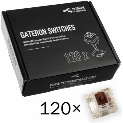 Glorious PC Gaming Race Gateron Brown Switches, Maus + Tastatur Zubehör, Braun Glorious PC Gaming Race Gateron Brown Switches, Maus + Tastatur Zubehör, Braun