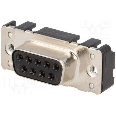 Harting Steckverbinder: D-Sub PIN: 9 Buchse weiblich gerade THT M3, Elektronikkabel + Stecker Harting Steckverbinder: D-Sub PIN: 9 Buchse weiblich gerade THT M3, Elektronikkabel + Stecker