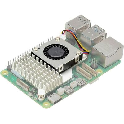 Raspberry Pi Official fan/ heat sink for 5, Entwicklungsboard Zubehör, Grau, Schwarz Raspberry Pi Official fan/ heat sink for 5, Entwicklungsboard Zubehör, Grau, Schwarz