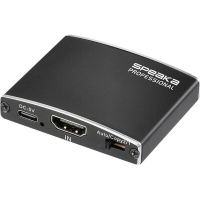 SpeaKa Professional HDMI-Splitter 3840 x 2160 Pixel Schwarz, Switch Box SpeaKa Professional HDMI-Splitter 3840 x 2160 Pixel Schwarz, Switch Box