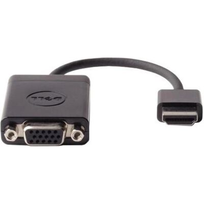 Dell Adpt Con Dngl Hdmi2vga (HDMI), Video Adapter, Schwarz Dell Adpt Con Dngl Hdmi2vga (HDMI), Video Adapter, Schwarz