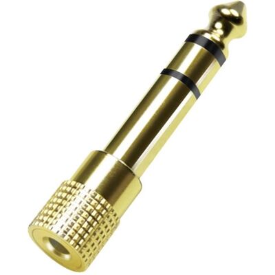 LogiLink Audio-Adapter, 6,35 mm 3-Pin/M zu 3,5 mm 3-Pin/F, Zink (Klinkenadapter), Audio Adapter, Silber LogiLink Audio-Adapter, 6,35 mm 3-Pin/M zu 3,5 mm 3-Pin/F, Zink (Klinkenadapter), Audio Adapter, Silber