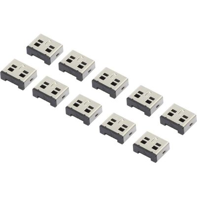 Renkforce 10x USB-Einsätze für USB-Portblocker, Notebook Security, Silber Renkforce 10x USB-Einsätze für USB-Portblocker, Notebook Security, Silber