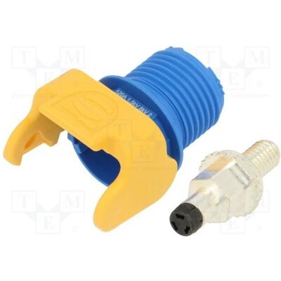 Harting Steckverbinder: zur DC-Stromversorgung Buchse männlich 1,5kV, Elektronikkabel + Stecker, Blau Harting Steckverbinder: zur DC-Stromversorgung Buchse männlich 1,5kV, Elektronikkabel + Stecker, Blau