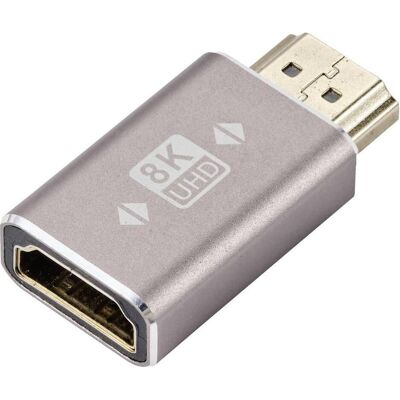SpeaKa Professional SP-11302000 HDMI Adapter (1x HDMI-Stecker - 1x HDMI-Buchse), Video Adapter, Grau SpeaKa Professional SP-11302000 HDMI Adapter (1x HDMI-Stecker - 1x HDMI-Buchse), Video Adapter, Grau