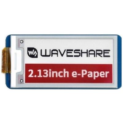 WaveShare 2,13-Zoll-E-Paper-E-Ink-Display, 212 × 104 Pixel – SPI – 3 Farben – für Raspberry Pi Pico – 19588, Entwicklungsboard + Kit WaveShare 2,13-Zoll-E-Paper-E-Ink-Display, 212 × 104 Pixel – SPI – 3 Farben – für Raspberry Pi Pico – 19588, Entwicklungsboard + Kit
