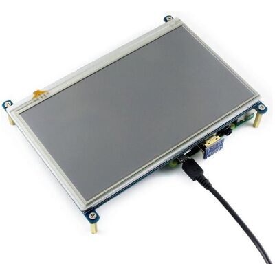 WaveShare 7.0" Display für Raspberry Pi mit resistivem Touchscreen, Entwicklungsboard + Kit WaveShare 7.0" Display für Raspberry Pi mit resistivem Touchscreen, Entwicklungsboard + Kit