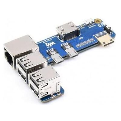 WaveShare Adapter for Raspberry Pi Zero to Pi 3 B/B+, Entwicklungsboard + Kit WaveShare Adapter for Raspberry Pi Zero to Pi 3 B/B+, Entwicklungsboard + Kit