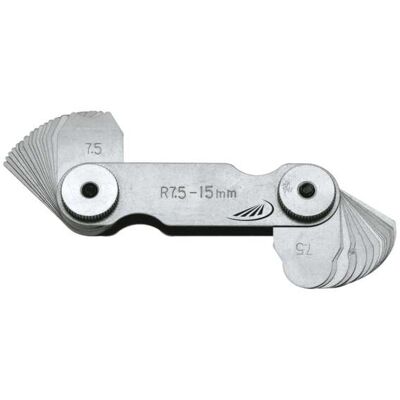 Helios Preisser Radienschablone 15 Blatt 15,5-25,0mm ; Helios-Preisser (0604006) Helios Preisser Radienschablone 15 Blatt 15,5-25,0mm ; Helios-Preisser (0604006)