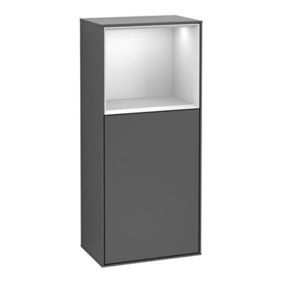 V&B; Seitenschrank Finion 41,8x93,6cm, l, Rg o md b m, si Gr m Lac ; Villeroy & Boch (F500HGHJ) V&B; Seitenschrank Finion 41,8x93,6cm, l, Rg o md b m, si Gr m Lac ; Villeroy & Boch (F500HGHJ)