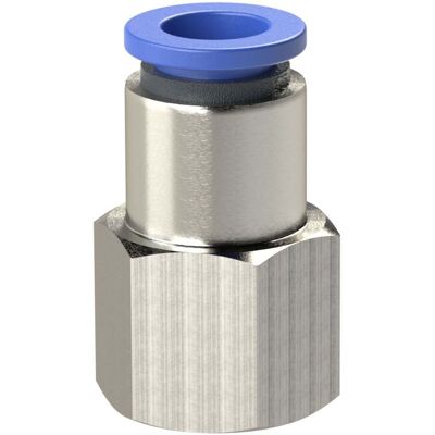 Riegler Gerade Steckverschraubung »Blaue Serie«, G 1/2 innen, Ø 10 mm (124.012-10) Riegler Gerade Steckverschraubung »Blaue Serie«, G 1/2 innen, Ø 10 mm (124.012-10)