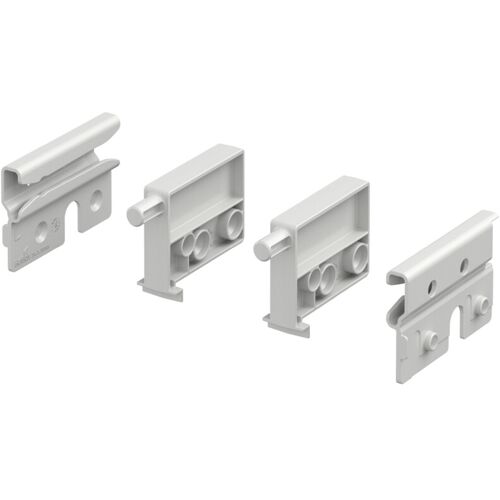 Hettich Tablarbodenarretierung, Set, weiß, links und rechts (9257725)