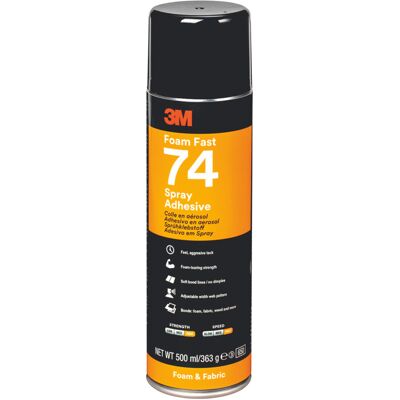 3M Sprühkleber Schaumstoffklebungen, Inhalt: 500 ml (7000116772) 3M Sprühkleber Schaumstoffklebungen, Inhalt: 500 ml (7000116772)