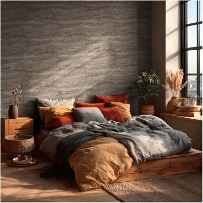A.S. Création Vliestapete Vibes & Styles 10,05 x 0,53 m Stein Grau Metallic strukturiert (791995) A.S. Création Vliestapete Vibes & Styles 10,05 x 0,53 m Stein Grau Metallic strukturiert (791995)