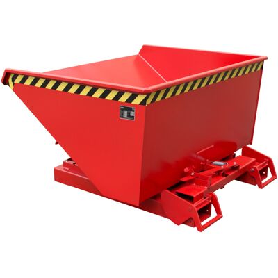 Eurokraft pro Automatischer Kippbehälter - 0,9 m³, Rot RAL 3000 Eurokraft pro Automatischer Kippbehälter - 0,9 m³, Rot RAL 3000