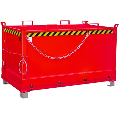 Bauer Klappbodenbehälter FB 1500 - Feuerrot Bauer Klappbodenbehälter FB 1500 - Feuerrot