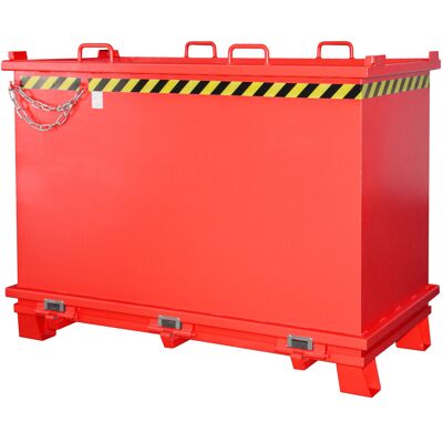 Eurokraft pro Lagerbehälter - 2m³, 2000kg, Stahl, RAL 3000 Rot Eurokraft pro Lagerbehälter - 2m³, 2000kg, Stahl, RAL 3000 Rot