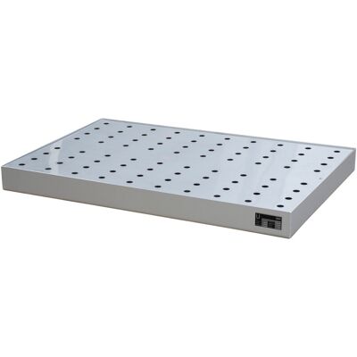 Eurokraft pro Edelstahlbehälter mit perforiertem Gitter - Lagerbehälter Eurokraft pro Edelstahlbehälter mit perforiertem Gitter - Lagerbehälter