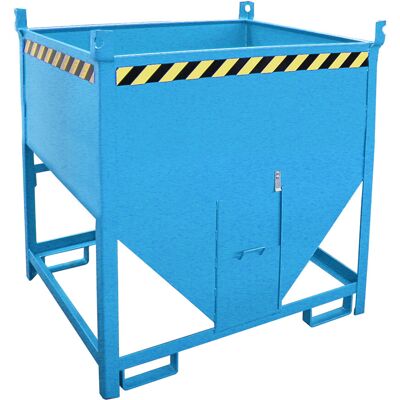 Eurokraft pro Silóbehälter - Kapazität 0,75 m³ - Stahl, Lackierte Oberfläche Eurokraft pro Silóbehälter - Kapazität 0,75 m³ - Stahl, Lackierte Oberfläche