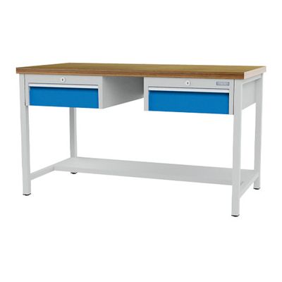 Bedrunka+Hirth Arbeits- und Werktisch R 18-24 Tiefe 750 Schubladen 2 (03.19.32.1V-9) Bedrunka+Hirth Arbeits- und Werktisch R 18-24 Tiefe 750 Schubladen 2 (03.19.32.1V-9)