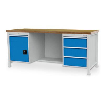 Bedrunka+Hirth Kastenwerkbank R 18-24 Tiefe 750 mm 4 Schubladen 1 Flügeltür (03.19.24V9) Bedrunka+Hirth Kastenwerkbank R 18-24 Tiefe 750 mm 4 Schubladen 1 Flügeltür (03.19.24V9)