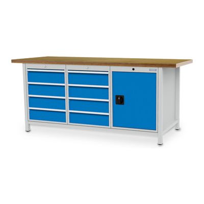 Bedrunka+Hirth Kastenwerkbank R 18-24 Tiefe 750 mm 8 Schubladen 1 Flügeltür (03.19.46V9) Bedrunka+Hirth Kastenwerkbank R 18-24 Tiefe 750 mm 8 Schubladen 1 Flügeltür (03.19.46V9)