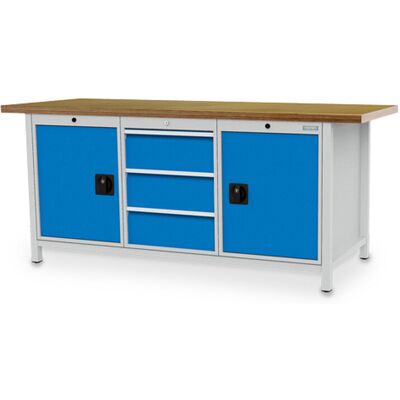 Bedrunka+Hirth Kastenwerkbank Serie 2000 mit 3 Schubladen BxTxH 2000x750x959 mm (03.19.35V9A) Bedrunka+Hirth Kastenwerkbank Serie 2000 mit 3 Schubladen BxTxH 2000x750x959 mm (03.19.35V9A)