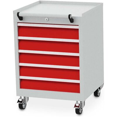 Bedrunka+Hirth Mobiler Schubladenschrank T 500 R 18-16 mit 5 Schubladen aus Stahl mit Zentralverriegelung und Rollen Maße:500 x 500 x 800 mm T500R1816 (46.500BR80) Bedrunka+Hirth Mobiler Schubladenschrank T 500 R 18-16 mit 5 Schubladen aus Stahl mit Zentralverriegelung und Rollen Maße:500 x 500 x 800 mm T500R1816 (46.500BR80)