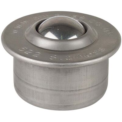 BS Rollen Kugelrolle D.36mm Stahlkugel VA (E34.022) BS Rollen Kugelrolle D.36mm Stahlkugel VA (E34.022)