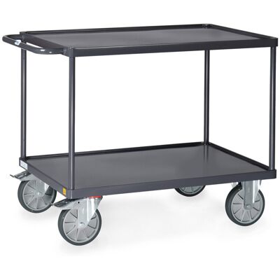 Fetra ESD Tischwagen - Stahlblech Wannen Ladefläche 1000x700mm Fetra ESD Tischwagen - Stahlblech Wannen Ladefläche 1000x700mm