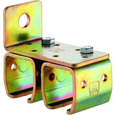 HELM Modell 501 D Schiebetor-Doppelwandbefestigungsmuffe, Stahl, 165x130x90mm HELM Modell 501 D Schiebetor-Doppelwandbefestigungsmuffe, Stahl, 165x130x90mm