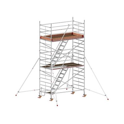 Hymer Treppen-Fahrgerüst mit Ausleger 2,95x1,50m, Reichhöhe 6,4 m (857306) Hymer Treppen-Fahrgerüst mit Ausleger 2,95x1,50m, Reichhöhe 6,4 m (857306)