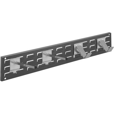 Kappes Wandschiene RasterPlan Schlitzplatten Set 9 RAL 7016 (4202.08.5408) Kappes Wandschiene RasterPlan Schlitzplatten Set 9 RAL 7016 (4202.08.5408)