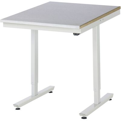 RAU Elektrisch Höhenverstellbarer Arbeitstisch - Stahl, 720-1120mm, 750x1000mm RAU Elektrisch Höhenverstellbarer Arbeitstisch - Stahl, 720-1120mm, 750x1000mm
