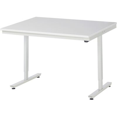 RAU Elektrisch Höhenverstellbarer Arbeitstisch - ESD Melamin Oberfläche - 720-1120mm - 1250x1000mm RAU Elektrisch Höhenverstellbarer Arbeitstisch - ESD Melamin Oberfläche - 720-1120mm - 1250x1000mm