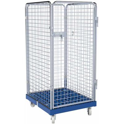 Kaiserkraft - Drahtgitterrollencontainer - Blau - Container Kaiserkraft - Drahtgitterrollencontainer - Blau - Container