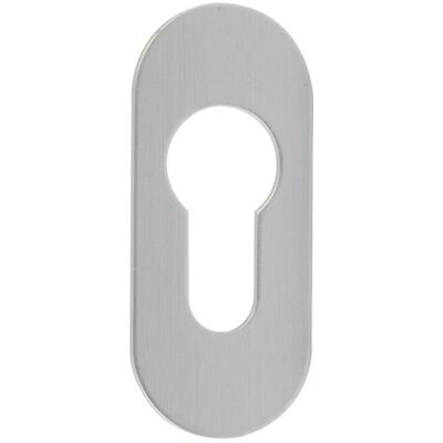 EDI Edelstahl Türgriff & Rosette - Oval, Selbstklebend - Rahmentüren EDI Edelstahl Türgriff & Rosette - Oval, Selbstklebend - Rahmentüren