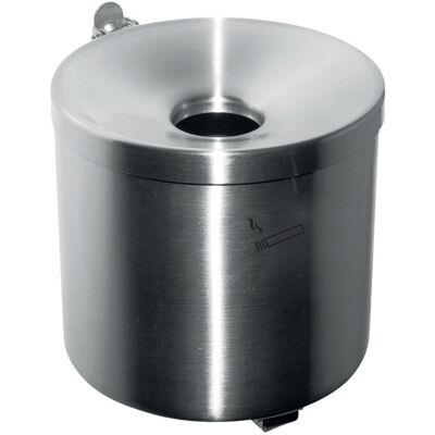 Sicherheitswandascher Ø150xH145mm silberfarbig m.Kippvorrichtung TKG (350002) Sicherheitswandascher Ø150xH145mm silberfarbig m.Kippvorrichtung TKG (350002)