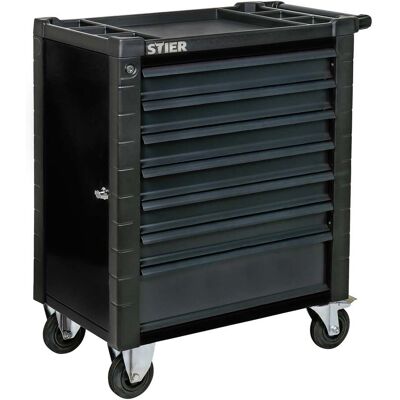 STIER Werkstattwagen m. Kantenschutz & Seitentür, 7 Schubl., 350kg, 950x740x500mm (904441) STIER Werkstattwagen m. Kantenschutz & Seitentür, 7 Schubl., 350kg, 950x740x500mm (904441)