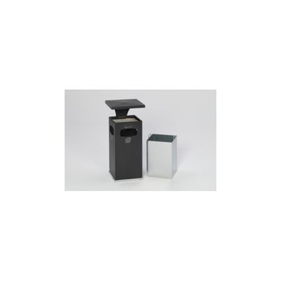 Kombi-Ascher Grau 3-Fach 38l Mit Inneneimer Kombi-Ascher Grau 3-Fach 38l Mit Inneneimer
