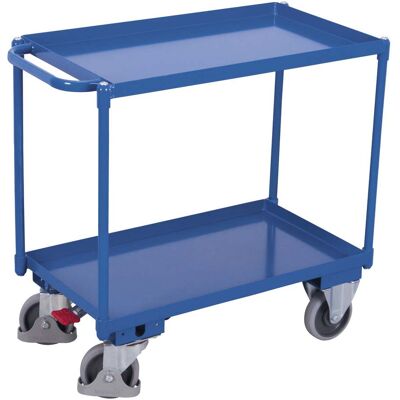 Variofit Tischwagen mit 2 Ladeflächen 995 x 695 mm Schiebegriff waagerecht (sw-700.510) Variofit Tischwagen mit 2 Ladeflächen 995 x 695 mm Schiebegriff waagerecht (sw-700.510)