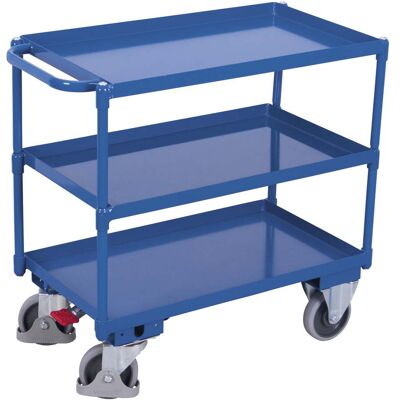 Variofit Tischwagen mit 3 Ladeflächen 995 x 695 mm Schiebegriff waagerecht (sw-700.610) Variofit Tischwagen mit 3 Ladeflächen 995 x 695 mm Schiebegriff waagerecht (sw-700.610)