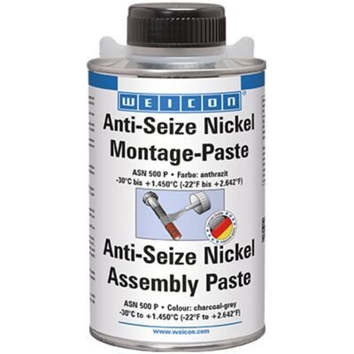 WEICON Anti-Seize Nickel Montagepaste, Schmier- und Trennmittelpaste hochtemperaturbeständig, 0,5 kg, anthrazit (26050050) WEICON Anti-Seize Nickel Montagepaste, Schmier- und Trennmittelpaste hochtemperaturbeständig, 0,5 kg, anthrazit (26050050)