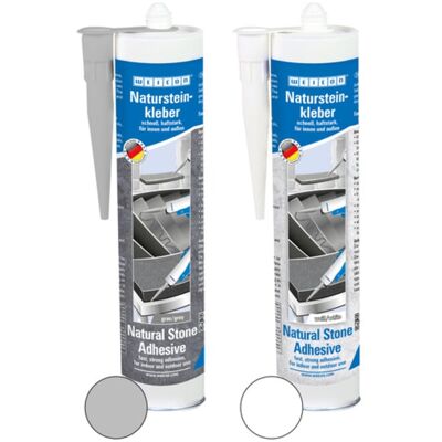 WEICON Natursteinkleber, für die Montage von Naturstein, Stein und Keramik, 290 ml, weiß (10101776) WEICON Natursteinkleber, für die Montage von Naturstein, Stein und Keramik, 290 ml, weiß (10101776)