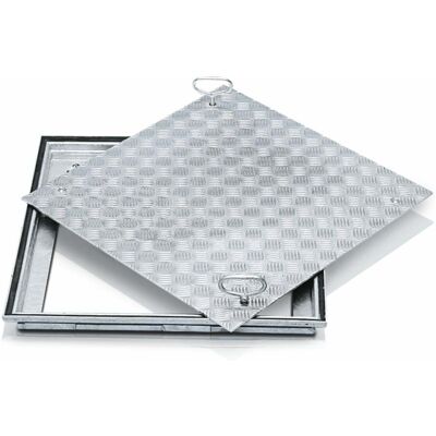 ZARGES Schachtabdeckung V2A 1000 x 1000 mm Außenmaß 1.160 x 1.160 mm (47099) ZARGES Schachtabdeckung V2A 1000 x 1000 mm Außenmaß 1.160 x 1.160 mm (47099)